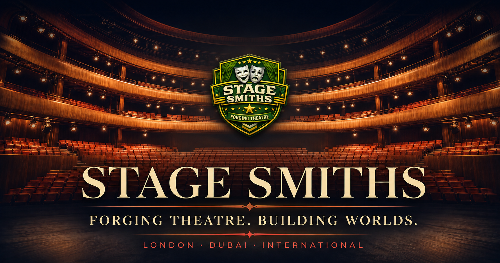 Stage Smiths — Forging theatre. Building worlds. London, Dubai, International.